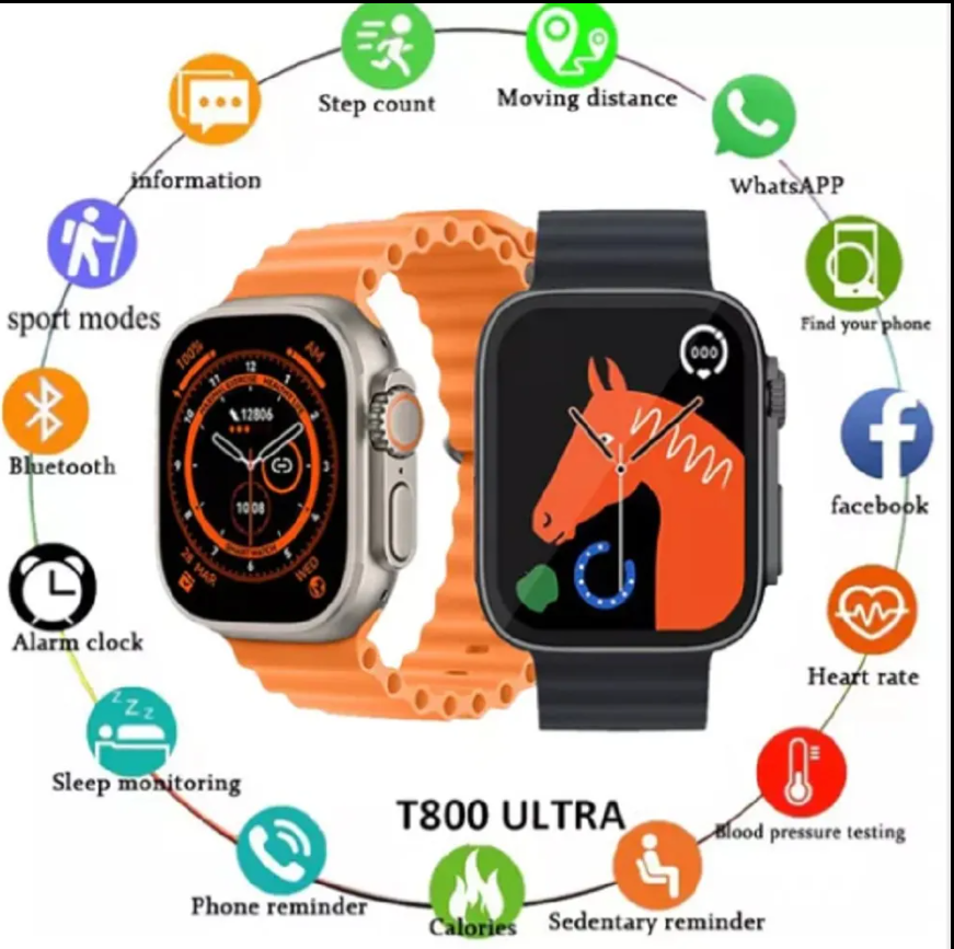 T800 Ultra Smartwatch 1.99 Inch IP67 Waterproof